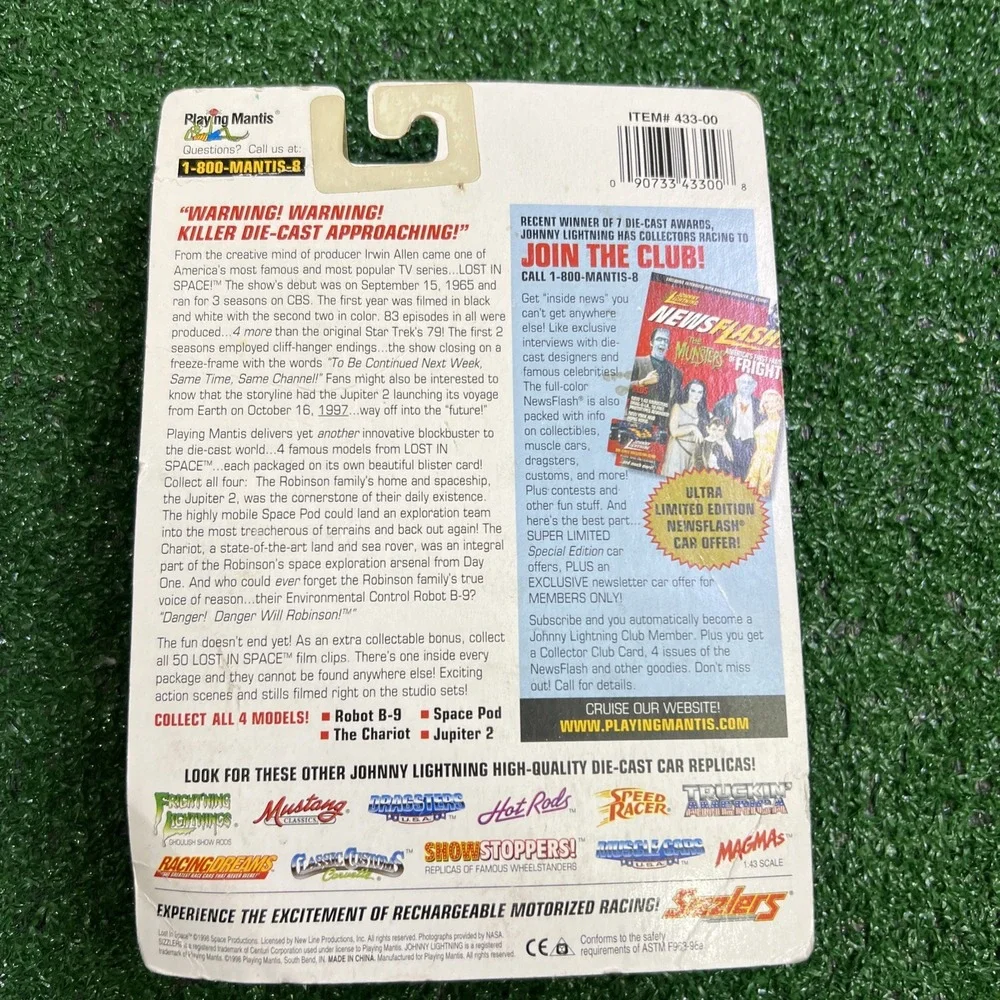 Lost‎ in Space 1998 Johnny Lightning Classic Series Space Pod Toy Clip #35 Flaws